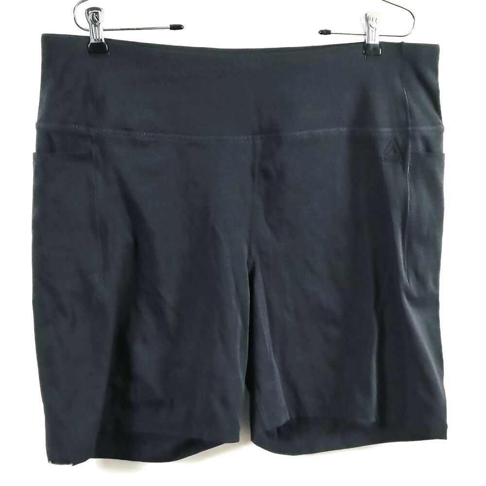Reebok Black Work Out/ Bike Shorts With Pockets Women's Size XX Xl